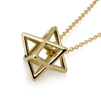 Merkaba pendant protection against negative energies, for the health of fulfillment and prosperity