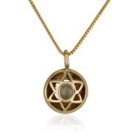 Star of David with Krisobryl stone Gavriel - Physical and spiritual protection 