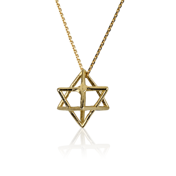 Merkaba pendant protection against negative energies, for the health of fulfillment and prosperity