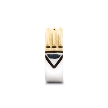 Atlantis Ring 18K Gold & silver 950